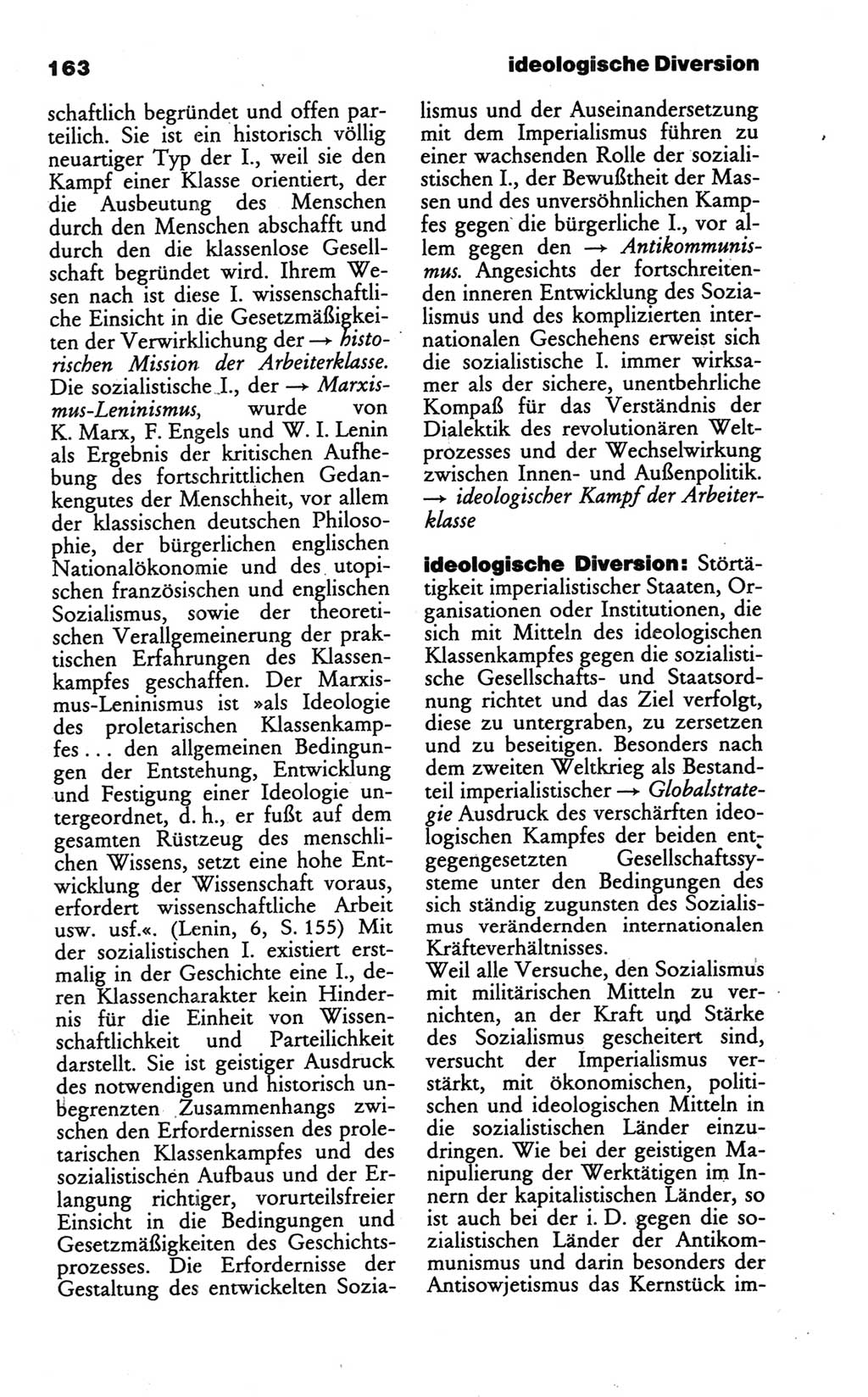 Wörterbuch des wissenschaftlichen Kommunismus [Deutsche Demokratische Republik (DDR)] 1986, Seite 163 (Wb. wiss. Komm. DDR 1986, S. 163)