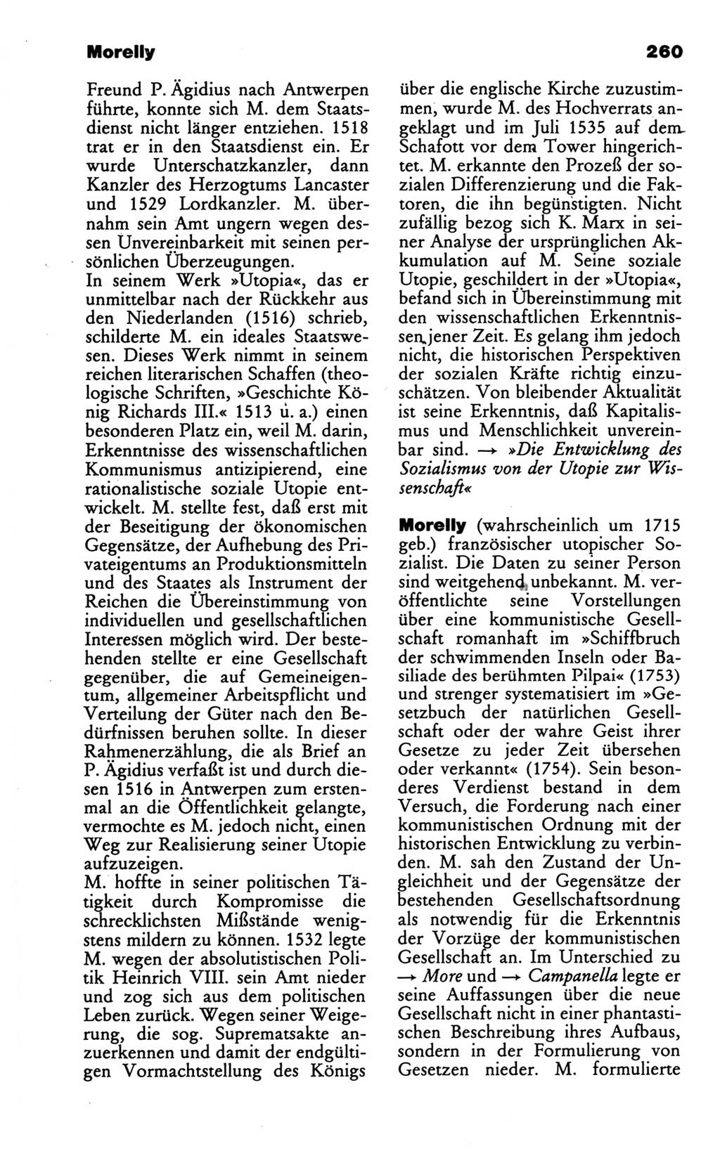 Wörterbuch des wissenschaftlichen Kommunismus [Deutsche Demokratische Republik (DDR)] 1986, Seite 260 (Wb. wiss. Komm. DDR 1986, S. 260)