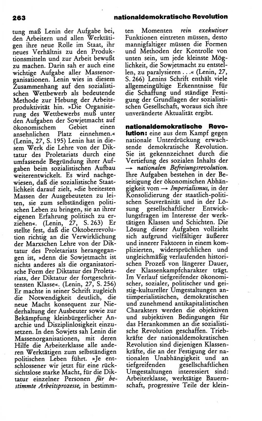 Wörterbuch des wissenschaftlichen Kommunismus [Deutsche Demokratische Republik (DDR)] 1986, Seite 263 (Wb. wiss. Komm. DDR 1986, S. 263)