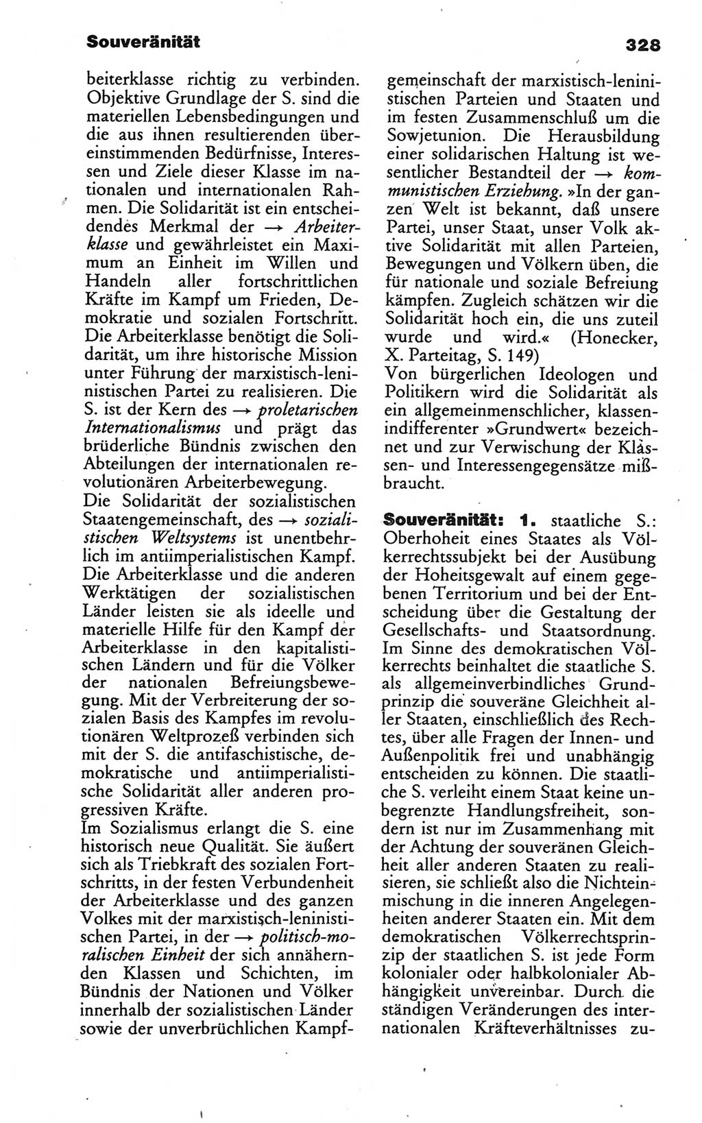 Wörterbuch des wissenschaftlichen Kommunismus [Deutsche Demokratische Republik (DDR)] 1986, Seite 328 (Wb. wiss. Komm. DDR 1986, S. 328)