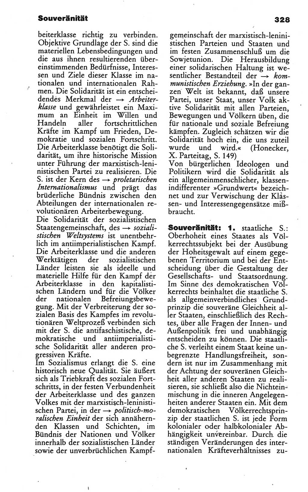 Wörterbuch des wissenschaftlichen Kommunismus [Deutsche Demokratische Republik (DDR)] 1986, Seite 328 (Wb. wiss. Komm. DDR 1986, S. 328)