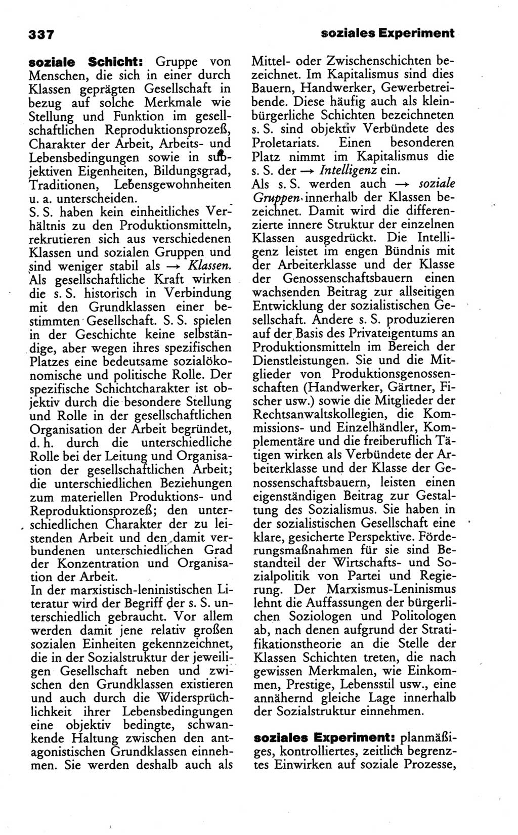 Wörterbuch des wissenschaftlichen Kommunismus [Deutsche Demokratische Republik (DDR)] 1986, Seite 337 (Wb. wiss. Komm. DDR 1986, S. 337)