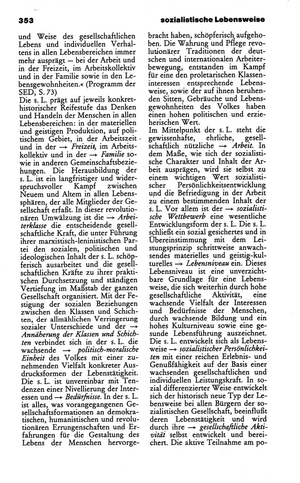 Wörterbuch des wissenschaftlichen Kommunismus [Deutsche Demokratische Republik (DDR)] 1986, Seite 353 (Wb. wiss. Komm. DDR 1986, S. 353)