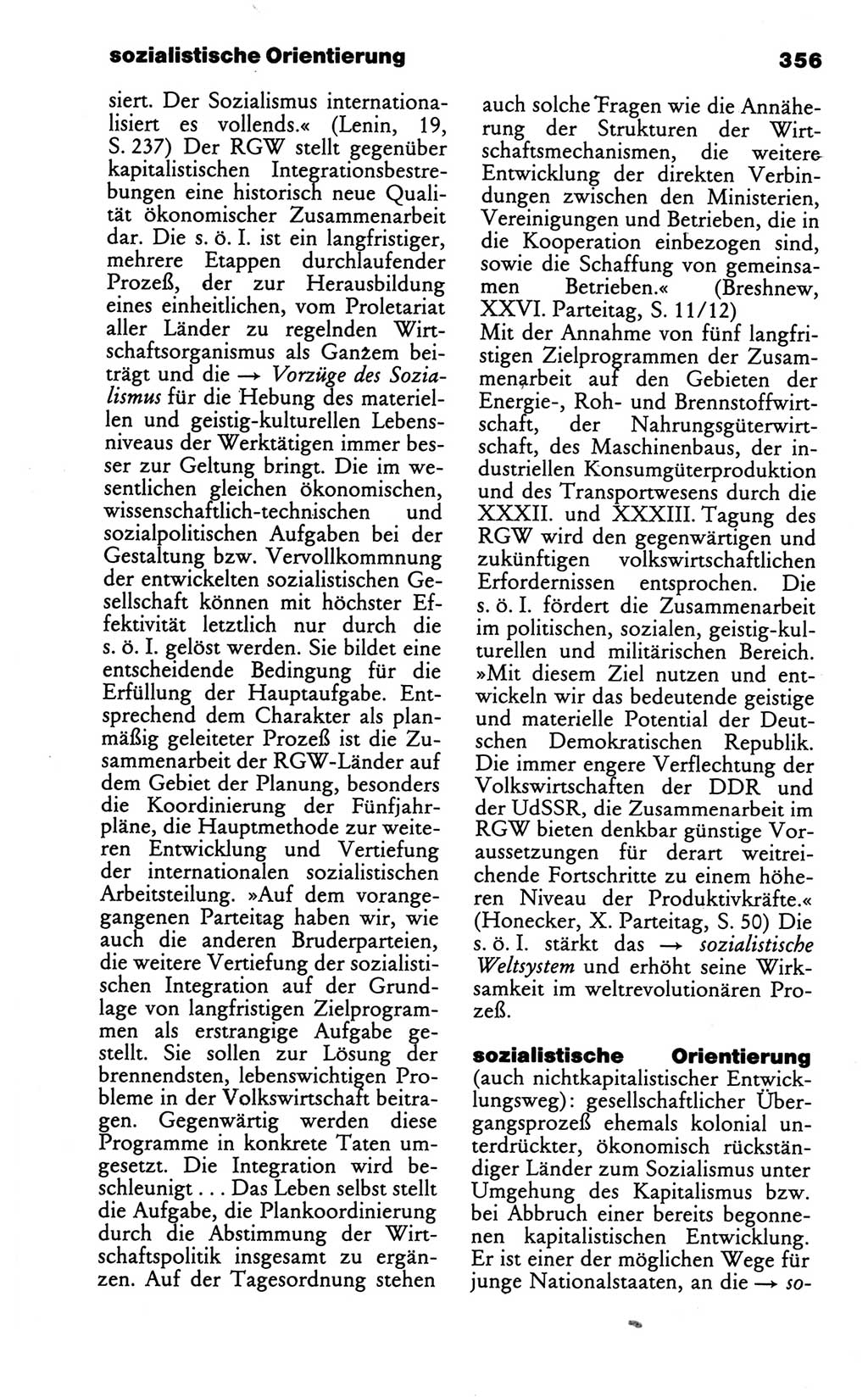 Wörterbuch des wissenschaftlichen Kommunismus [Deutsche Demokratische Republik (DDR)] 1986, Seite 356 (Wb. wiss. Komm. DDR 1986, S. 356)