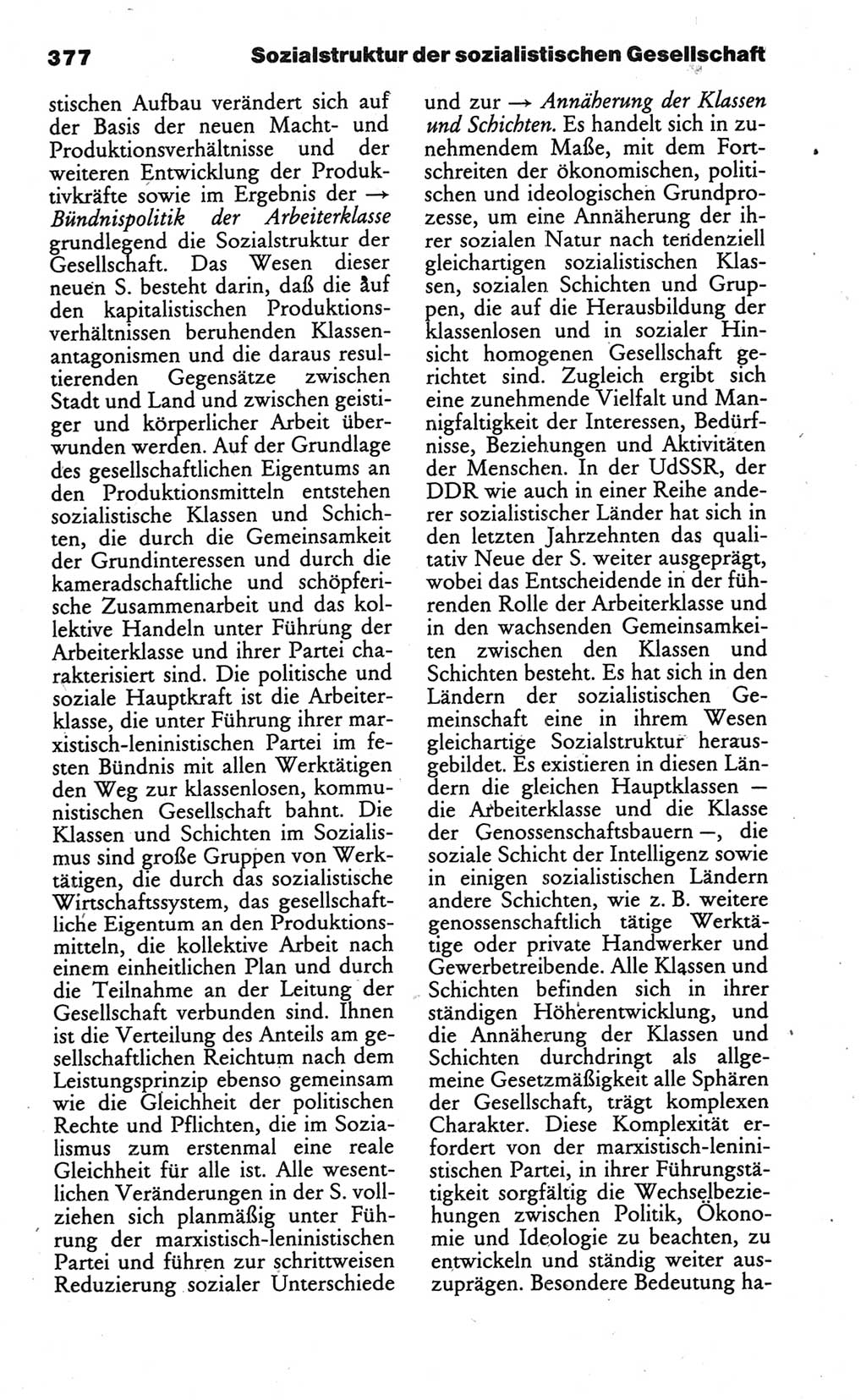 Wörterbuch des wissenschaftlichen Kommunismus [Deutsche Demokratische Republik (DDR)] 1986, Seite 377 (Wb. wiss. Komm. DDR 1986, S. 377)