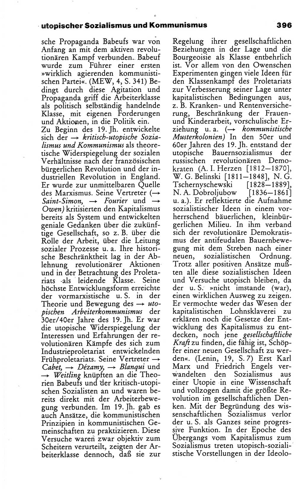 Wörterbuch des wissenschaftlichen Kommunismus [Deutsche Demokratische Republik (DDR)] 1986, Seite 396 (Wb. wiss. Komm. DDR 1986, S. 396)