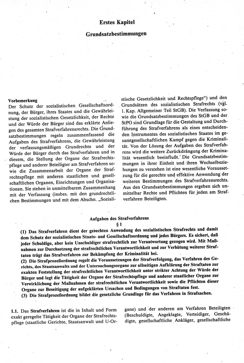 Strafprozeßrecht der DDR [Deutsche Demokratische Republik], Kommentar zur Strafprozeßordnung (StPO) 1987, Seite 19 (Strafprozeßr. DDR Komm. StPO 1987, S. 19)
