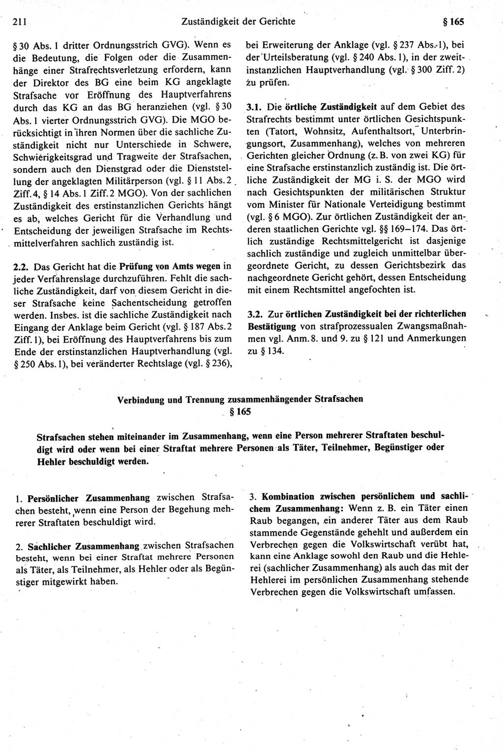 Strafprozeßrecht der DDR [Deutsche Demokratische Republik], Kommentar zur Strafprozeßordnung (StPO) 1987, Seite 211 (Strafprozeßr. DDR Komm. StPO 1987, S. 211)
