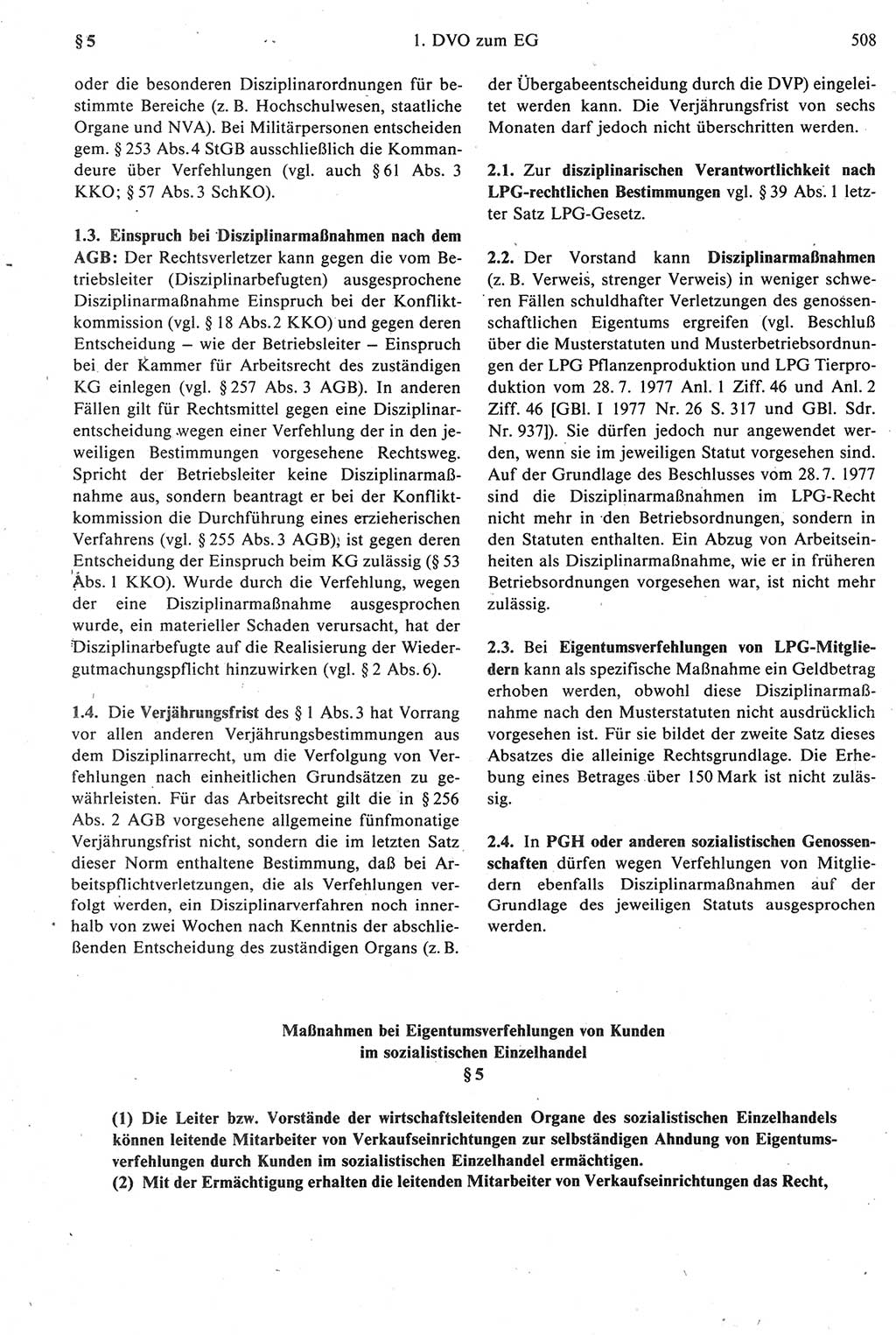 Strafprozeßrecht der DDR [Deutsche Demokratische Republik], Kommentar zur Strafprozeßordnung (StPO) 1987, Seite 508 (Strafprozeßr. DDR Komm. StPO 1987, S. 508)