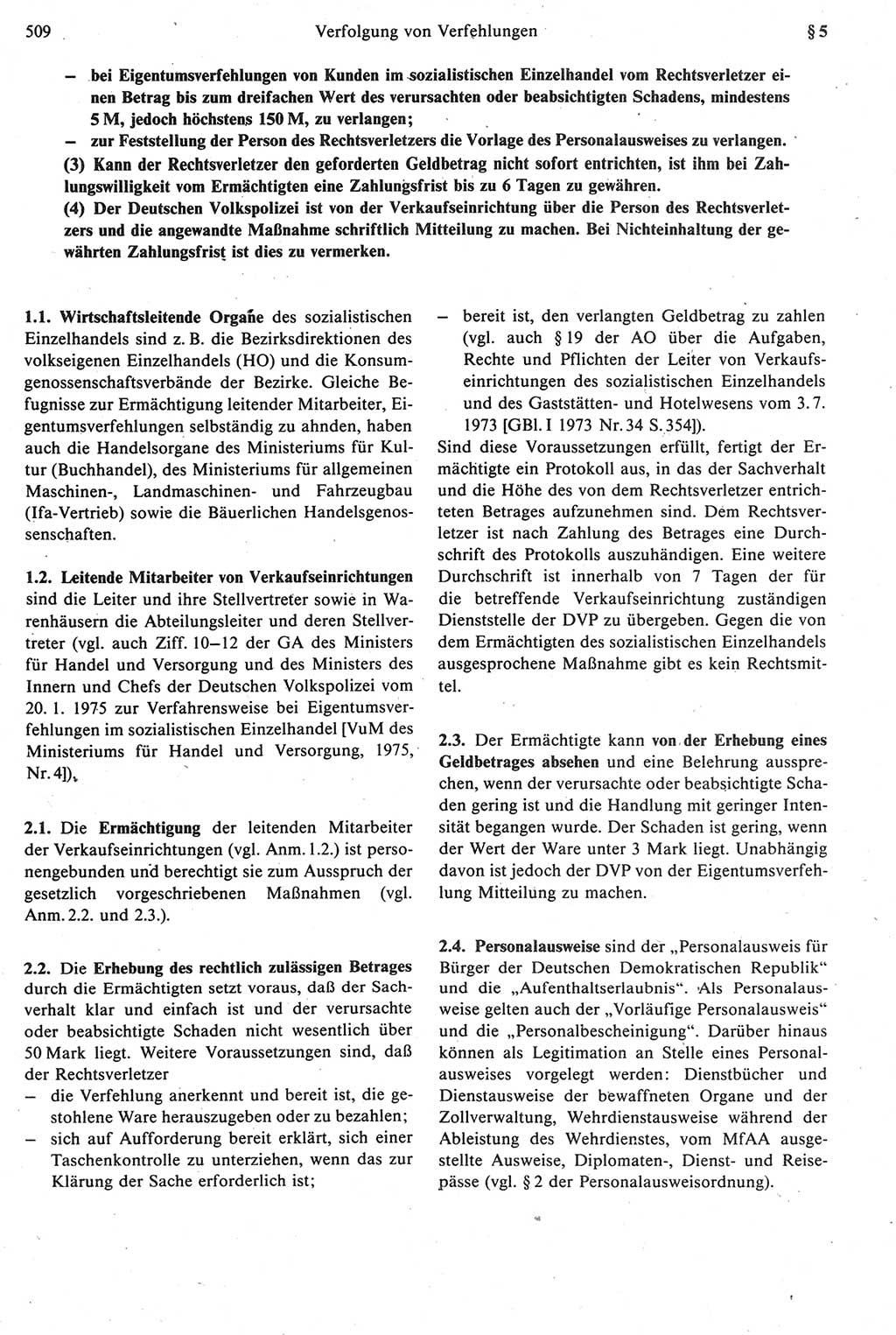 Strafprozeßrecht der DDR [Deutsche Demokratische Republik], Kommentar zur Strafprozeßordnung (StPO) 1987, Seite 509 (Strafprozeßr. DDR Komm. StPO 1987, S. 509)