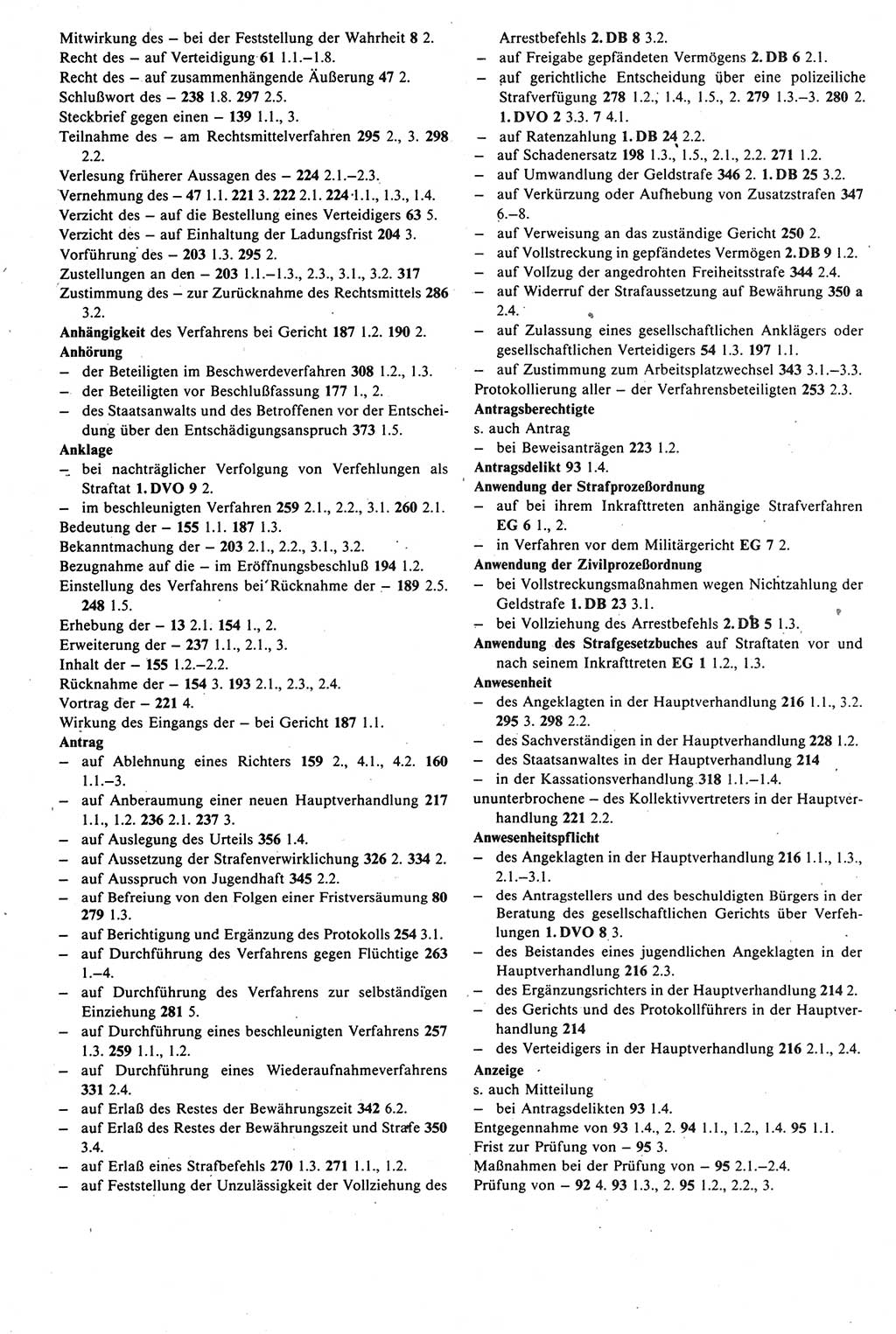 Strafprozeßrecht der DDR [Deutsche Demokratische Republik], Kommentar zur Strafprozeßordnung (StPO) 1987, Seite 516 (Strafprozeßr. DDR Komm. StPO 1987, S. 516)