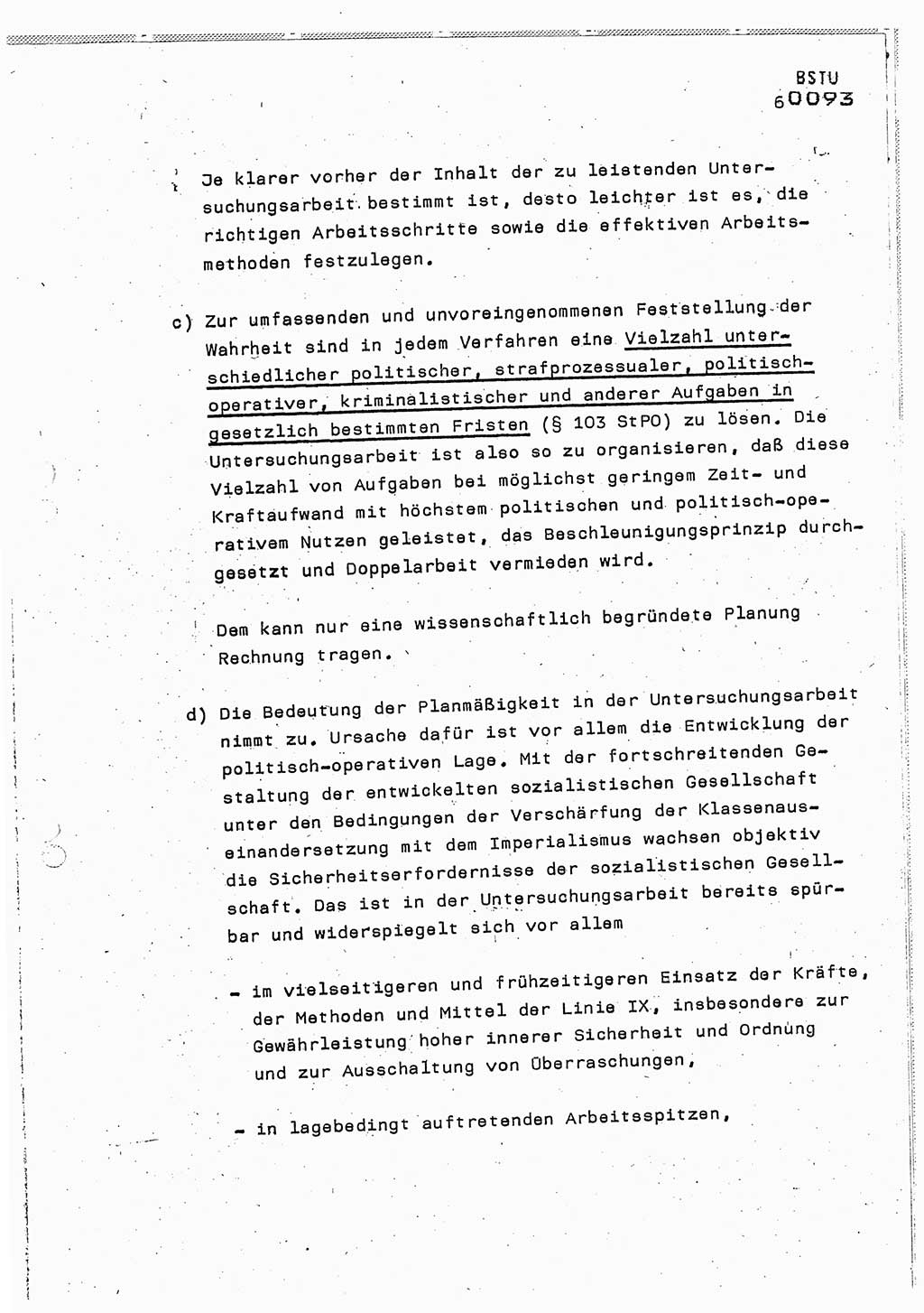 Lektion Ministerium für Staatssicherheit (MfS) [Deutsche Demokratische Republik (DDR)], Hauptabteilung (HA) Ⅸ, Berlin 1987, Seite 6 (Lekt. Pln. Bearb. EV MfS DDR HA Ⅸ /87 1987, S. 6)