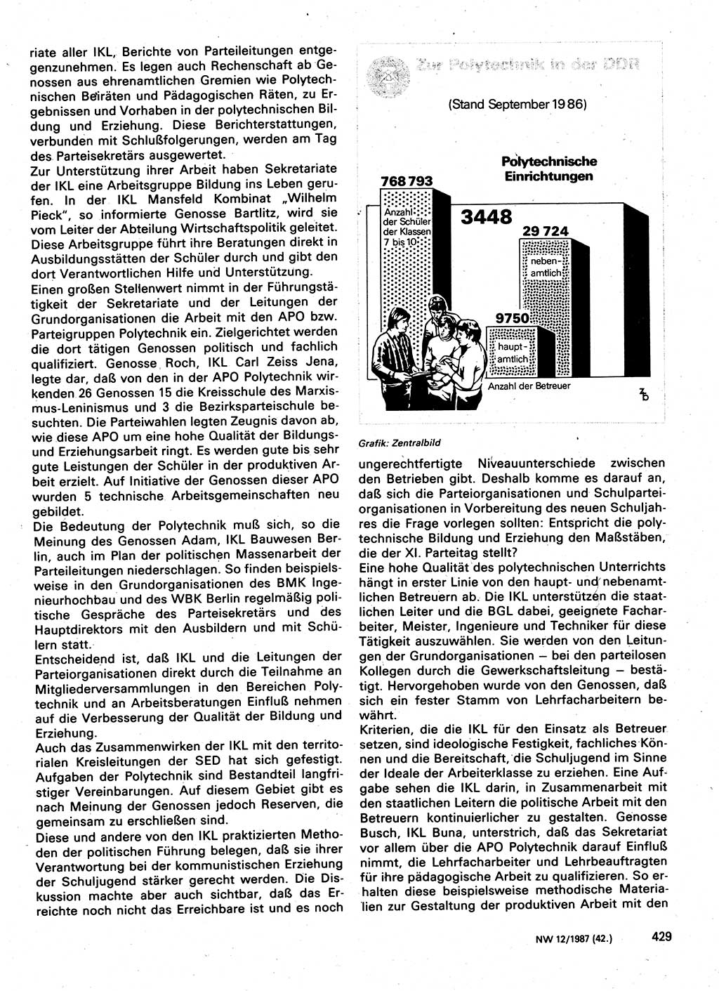 Neuer Weg (NW), Organ des Zentralkomitees (ZK) der SED (Sozialistische Einheitspartei Deutschlands) für Fragen des Parteilebens, 42. Jahrgang [Deutsche Demokratische Republik (DDR)] 1987, Seite 436 (NW ZK SED DDR 1987, S. 436)