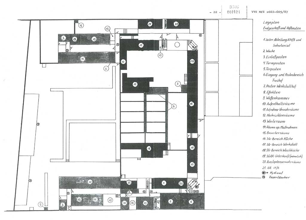 Sicherungskonzeption Untersuchungshaftanstalt (UHA) Ⅱ der Abteilung XIV im MfS [Ministerium für Staatssicherheit, Deutsche Demokratische Republik (DDR)] Berlin, Magdalenenstraße 14, Berlin 1130, Ministerium für Staatssicherheit, Abteilung (Abt.) XIV/3, Vertrauliche Verschlußsache (VVS) o022-605/87, Berlin 1987, Seite 22 (SiKo UHA Ⅱ Abt. ⅩⅣ/3 MfS DDR Bln. VVS o022-605/87 1987, S. 22)