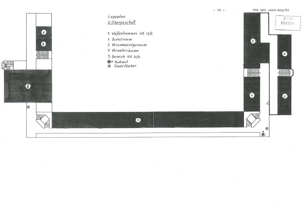 Sicherungskonzeption Untersuchungshaftanstalt (UHA) Ⅱ der Abteilung XIV im MfS [Ministerium für Staatssicherheit, Deutsche Demokratische Republik (DDR)] Berlin, Magdalenenstraße 14, Berlin 1130, Ministerium für Staatssicherheit, Abteilung (Abt.) XIV/3, Vertrauliche Verschlußsache (VVS) o022-605/87, Berlin 1987, Seite 24 (SiKo UHA Ⅱ Abt. ⅩⅣ/3 MfS DDR Bln. VVS o022-605/87 1987, S. 24)