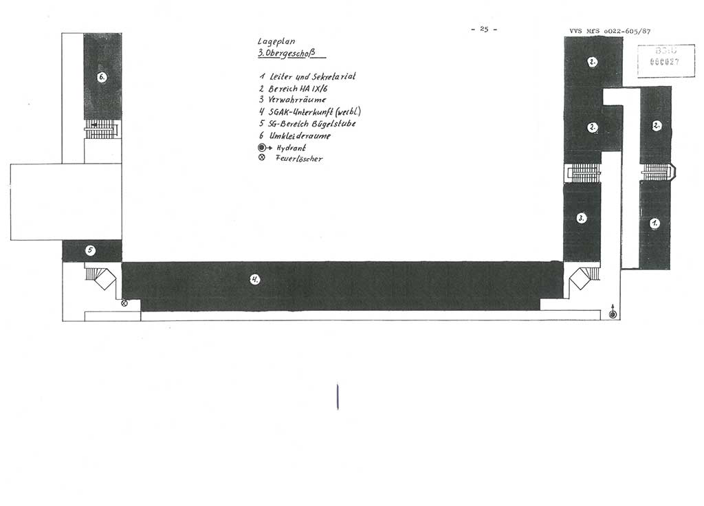 Sicherungskonzeption Untersuchungshaftanstalt (UHA) Ⅱ der Abteilung XIV im MfS [Ministerium für Staatssicherheit, Deutsche Demokratische Republik (DDR)] Berlin, Magdalenenstraße 14, Berlin 1130, Ministerium für Staatssicherheit, Abteilung (Abt.) XIV/3, Vertrauliche Verschlußsache (VVS) o022-605/87, Berlin 1987, Seite 25 (SiKo UHA Ⅱ Abt. ⅩⅣ/3 MfS DDR Bln. VVS o022-605/87 1987, S. 25)