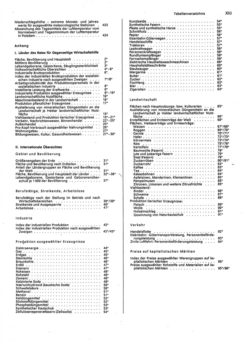 Statistisches Jahrbuch der Deutschen Demokratischen Republik (DDR) 1987, Seite 13 (Stat. Jb. DDR 1987, S. 13)