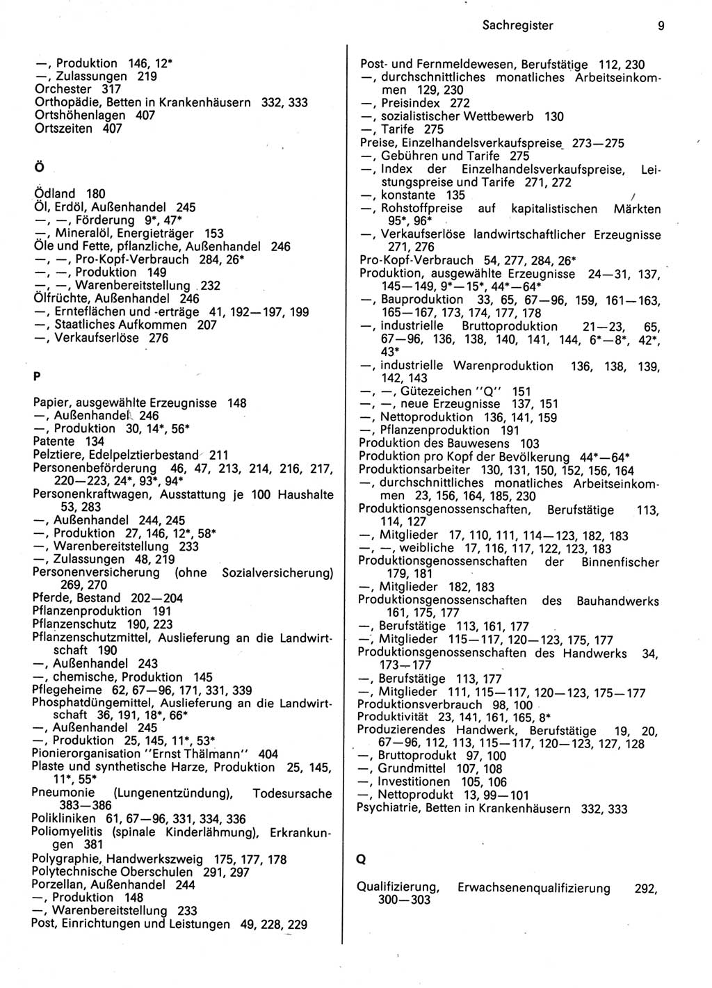 Statistisches Jahrbuch der Deutschen Demokratischen Republik (DDR) 1987, Seite 9 (Stat. Jb. DDR 1987, S. 9)