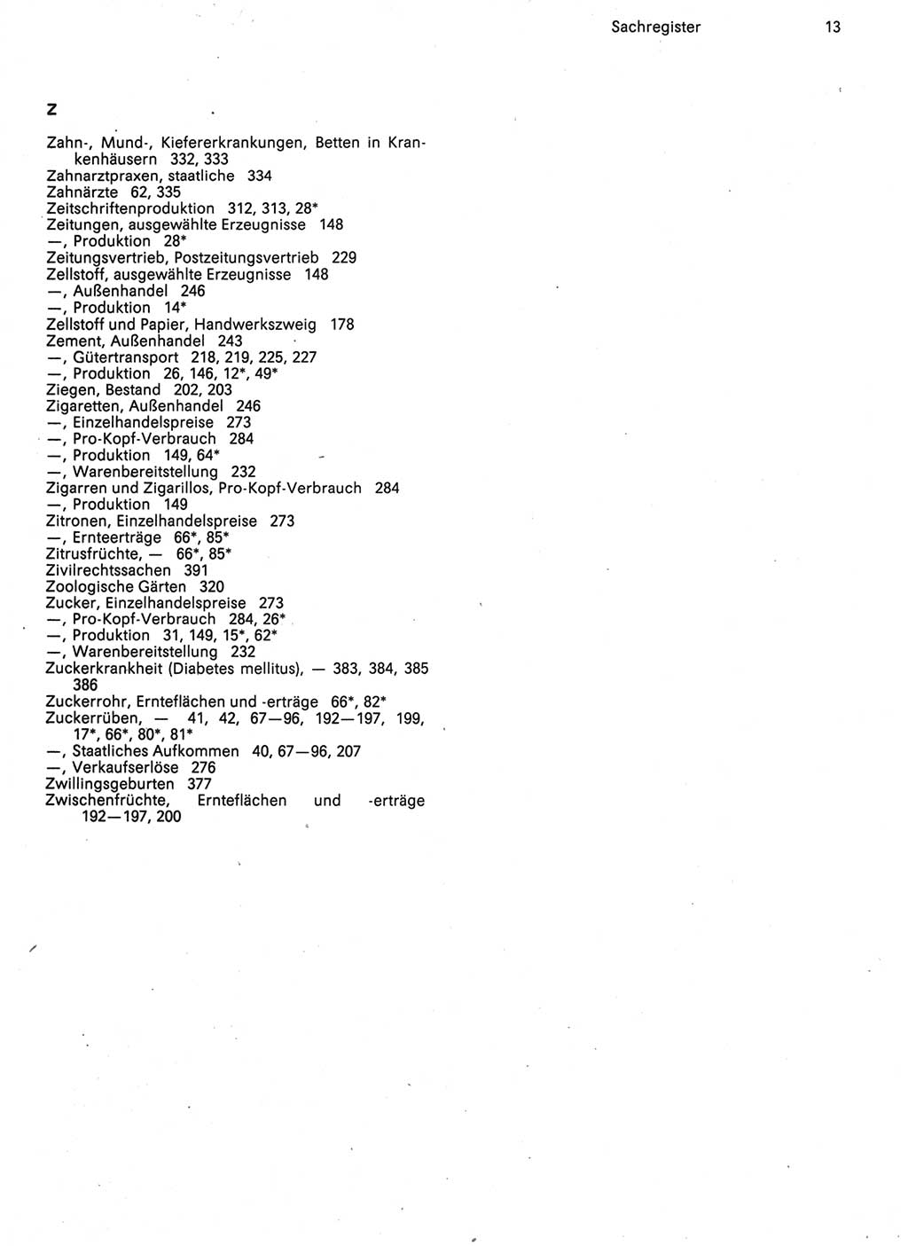 Statistisches Jahrbuch der Deutschen Demokratischen Republik (DDR) 1987, Seite 13 (Stat. Jb. DDR 1987, S. 13)