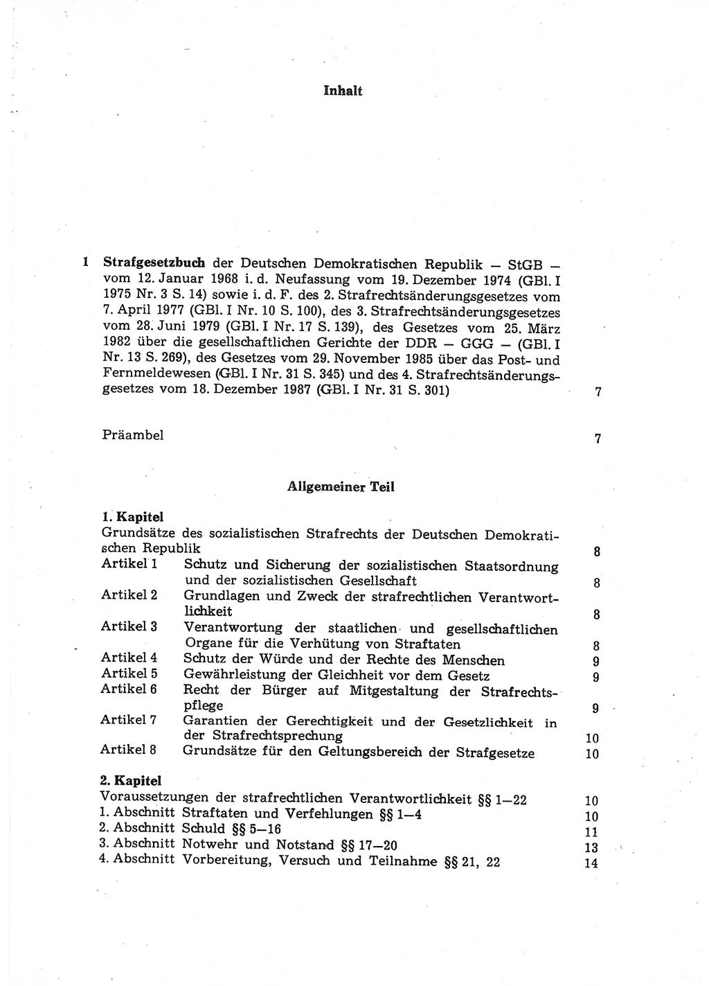 Strafgesetzbuch (StGB) der Deutschen Demokratischen Republik (DDR) 1987, Seite 3 (StGB DDR 1987, S. 3)