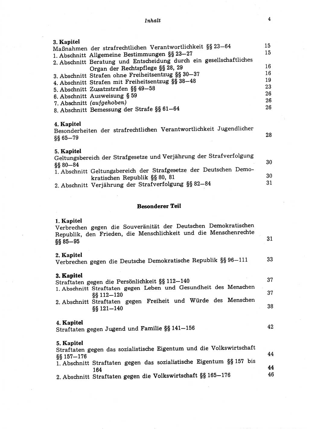 Strafgesetzbuch (StGB) der Deutschen Demokratischen Republik (DDR) 1987, Seite 4 (StGB DDR 1987, S. 4)