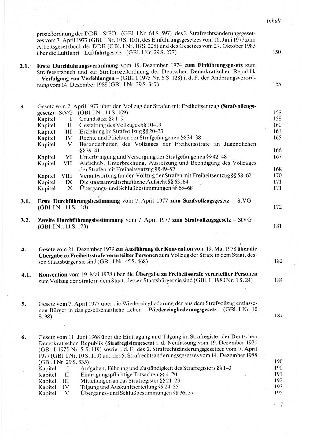 Strafprozeßordnung (StPO) der Deutschen Demokratischen Republik (DDR) sowie angrenzende Gesetze und Bestimmungen 1987, Seite 7 (StPO DDR Ges. Best. 1987, S. 7)