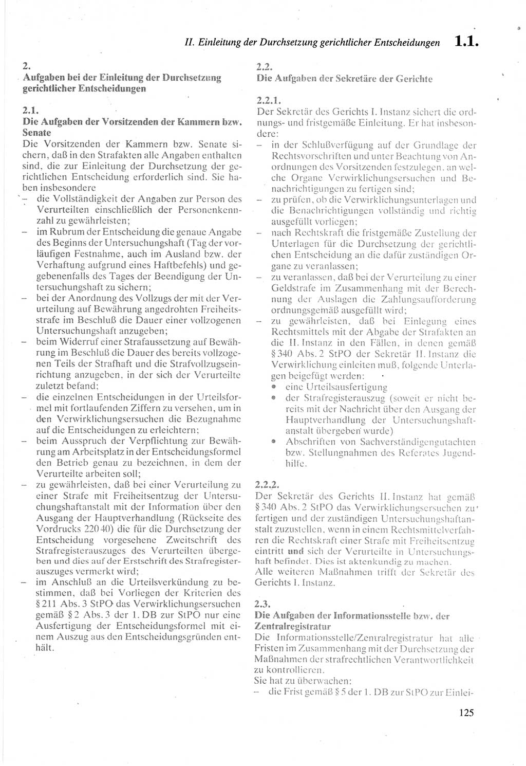 Strafprozeßordnung (StPO) der Deutschen Demokratischen Republik (DDR) sowie angrenzende Gesetze und Bestimmungen 1987, Seite 125 (StPO DDR Ges. Best. 1987, S. 125)