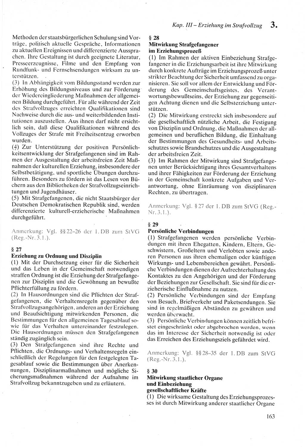 Strafprozeßordnung (StPO) der Deutschen Demokratischen Republik (DDR) sowie angrenzende Gesetze und Bestimmungen 1987, Seite 163 (StPO DDR Ges. Best. 1987, S. 163)