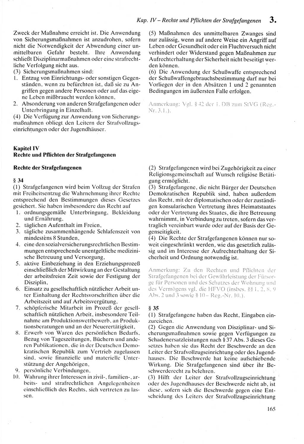 Strafprozeßordnung (StPO) der Deutschen Demokratischen Republik (DDR) sowie angrenzende Gesetze und Bestimmungen 1987, Seite 165 (StPO DDR Ges. Best. 1987, S. 165)