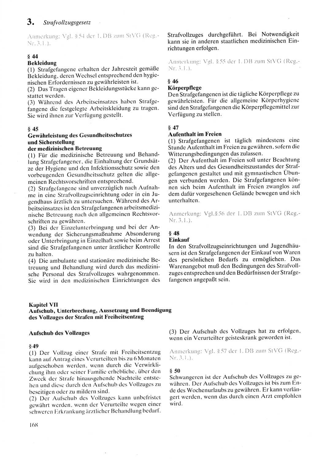 Strafprozeßordnung (StPO) der Deutschen Demokratischen Republik (DDR) sowie angrenzende Gesetze und Bestimmungen 1987, Seite 168 (StPO DDR Ges. Best. 1987, S. 168)