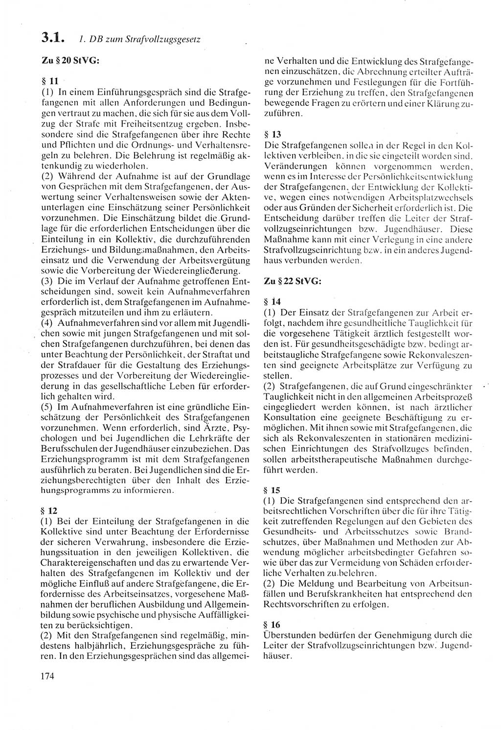 Strafprozeßordnung (StPO) der Deutschen Demokratischen Republik (DDR) sowie angrenzende Gesetze und Bestimmungen 1987, Seite 174 (StPO DDR Ges. Best. 1987, S. 174)