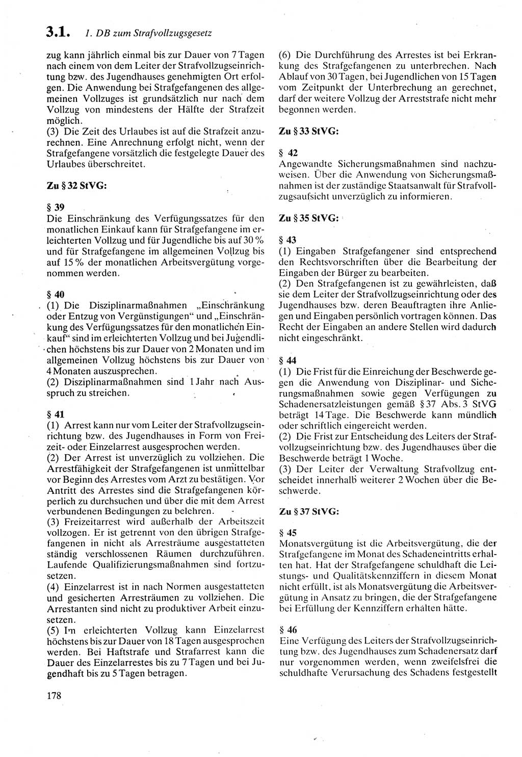 Strafprozeßordnung (StPO) der Deutschen Demokratischen Republik (DDR) sowie angrenzende Gesetze und Bestimmungen 1987, Seite 178 (StPO DDR Ges. Best. 1987, S. 178)