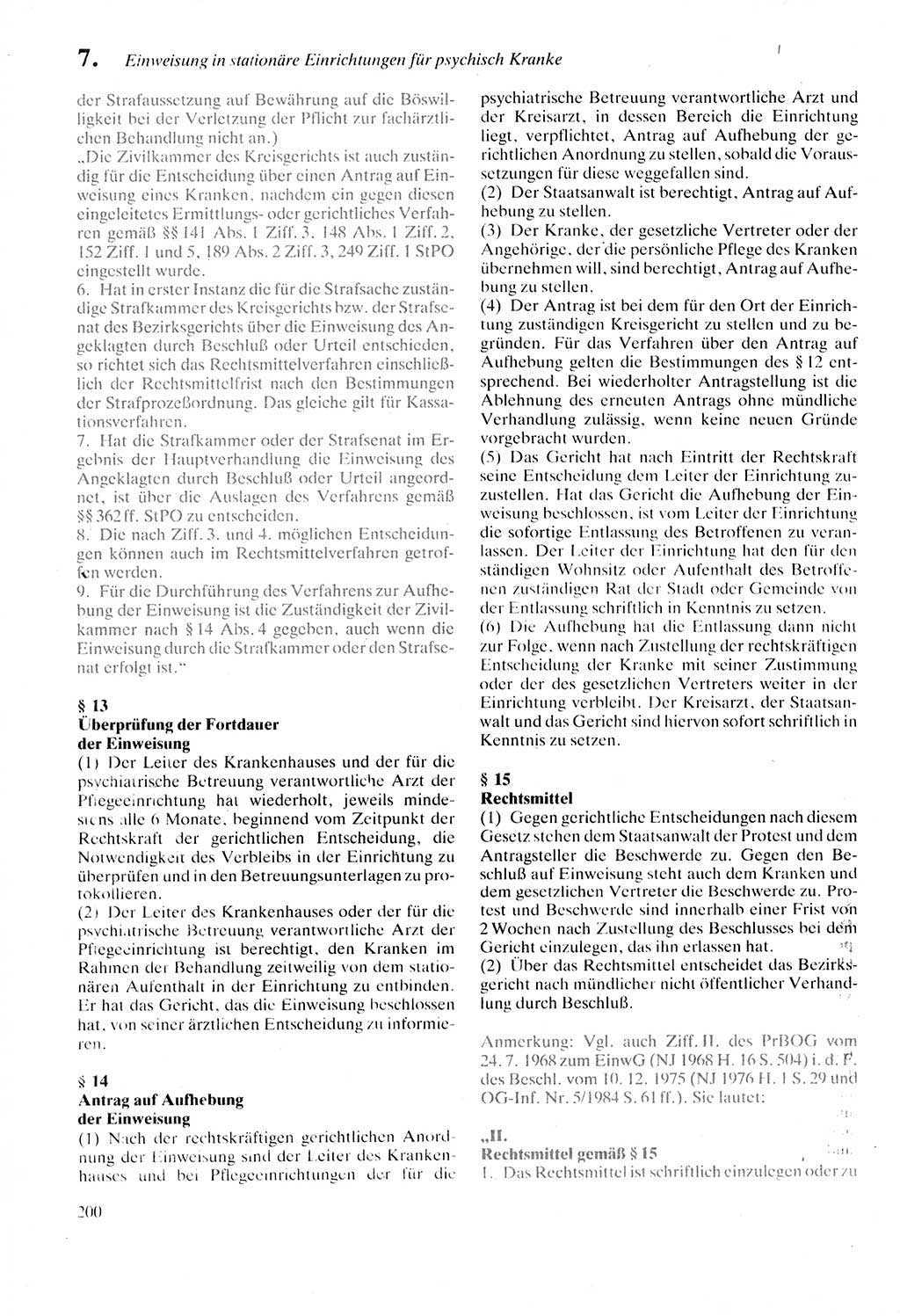 Strafprozeßordnung (StPO) der Deutschen Demokratischen Republik (DDR) sowie angrenzende Gesetze und Bestimmungen 1987, Seite 200 (StPO DDR Ges. Best. 1987, S. 200)