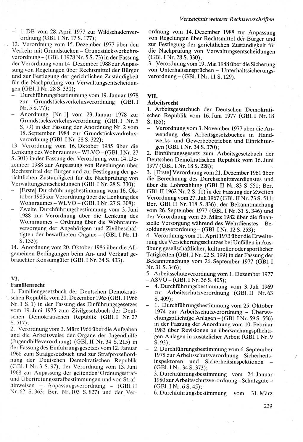 Strafprozeßordnung (StPO) der Deutschen Demokratischen Republik (DDR) sowie angrenzende Gesetze und Bestimmungen 1987, Seite 239 (StPO DDR Ges. Best. 1987, S. 239)