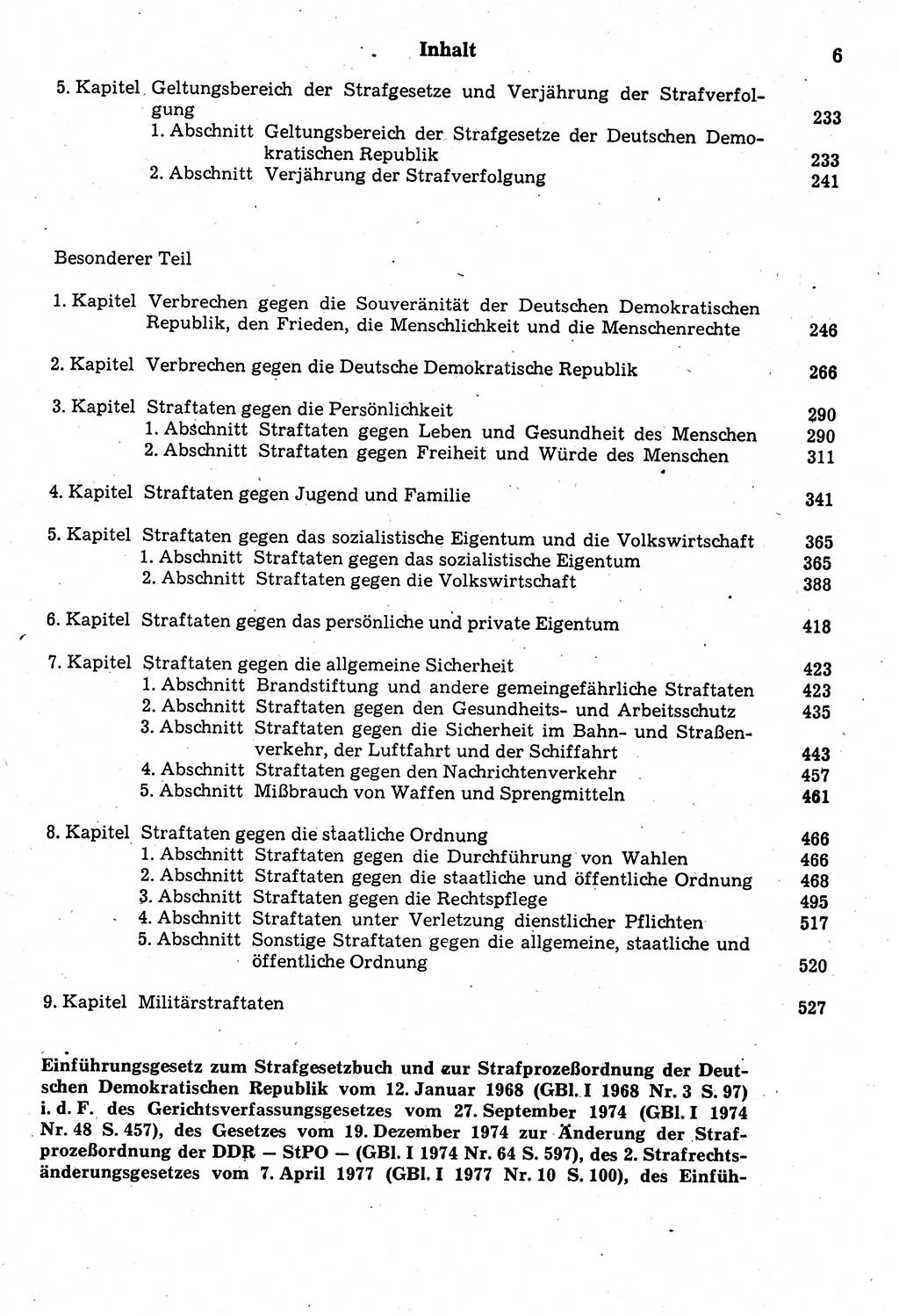 Strafrecht der Deutschen Demokratischen Republik (DDR), Kommentar zum Strafgesetzbuch (StGB) 1987, Seite 6 (Strafr. DDR Komm. StGB 1987, S. 6)