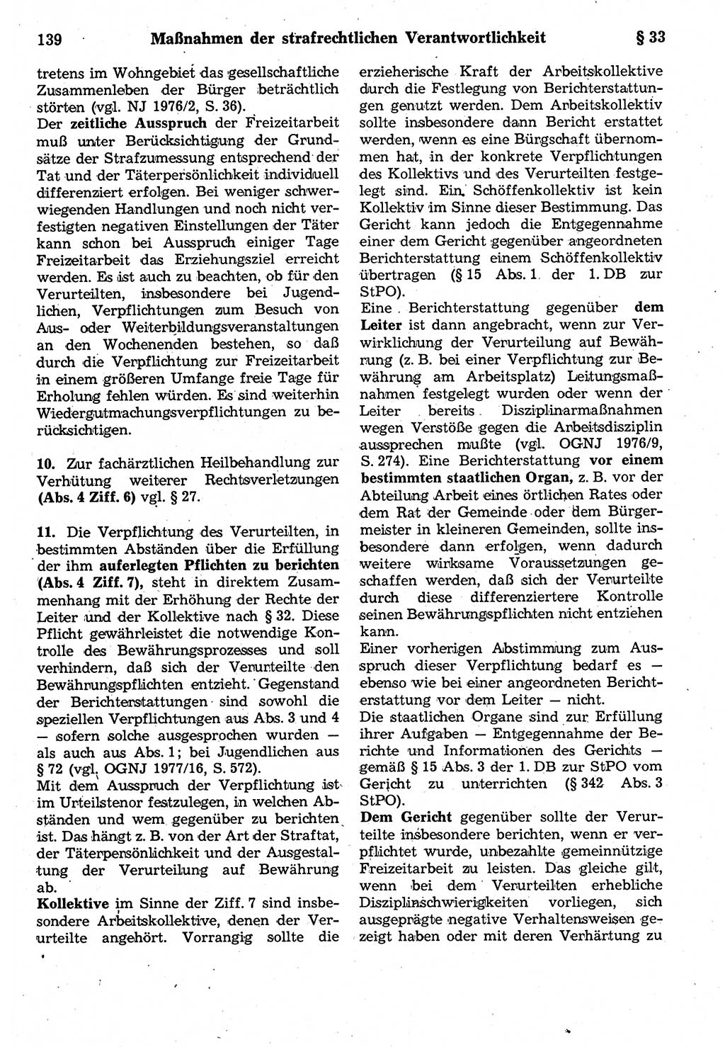 Strafrecht der Deutschen Demokratischen Republik (DDR), Kommentar zum Strafgesetzbuch (StGB) 1987, Seite 139 (Strafr. DDR Komm. StGB 1987, S. 139)