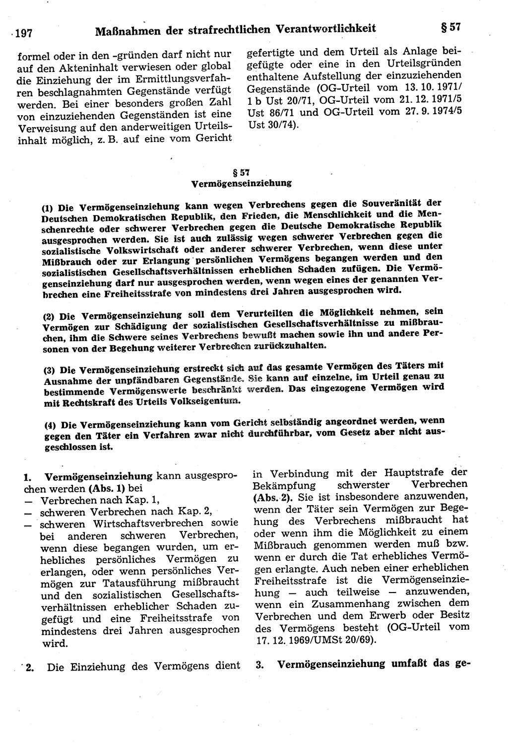 Strafrecht der Deutschen Demokratischen Republik (DDR), Kommentar zum Strafgesetzbuch (StGB) 1987, Seite 197 (Strafr. DDR Komm. StGB 1987, S. 197)