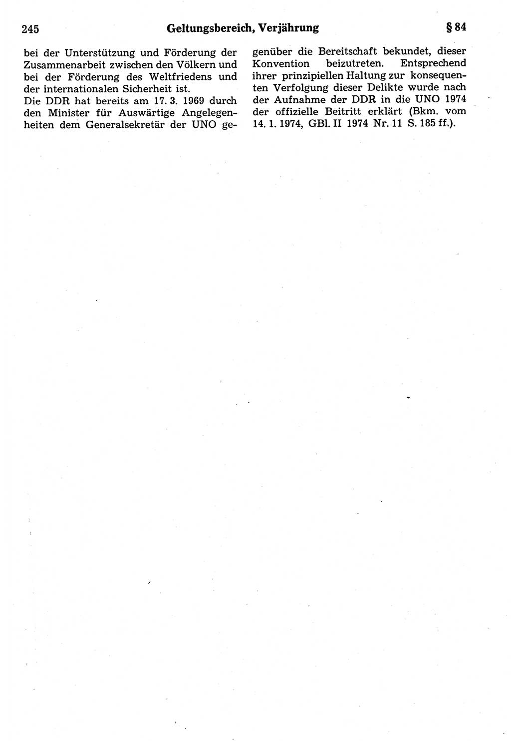 Strafrecht der Deutschen Demokratischen Republik (DDR), Kommentar zum Strafgesetzbuch (StGB) 1987, Seite 245 (Strafr. DDR Komm. StGB 1987, S. 245)