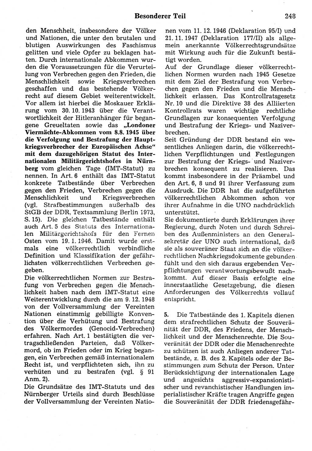 Strafrecht der Deutschen Demokratischen Republik (DDR), Kommentar zum Strafgesetzbuch (StGB) 1987, Seite 248 (Strafr. DDR Komm. StGB 1987, S. 248)