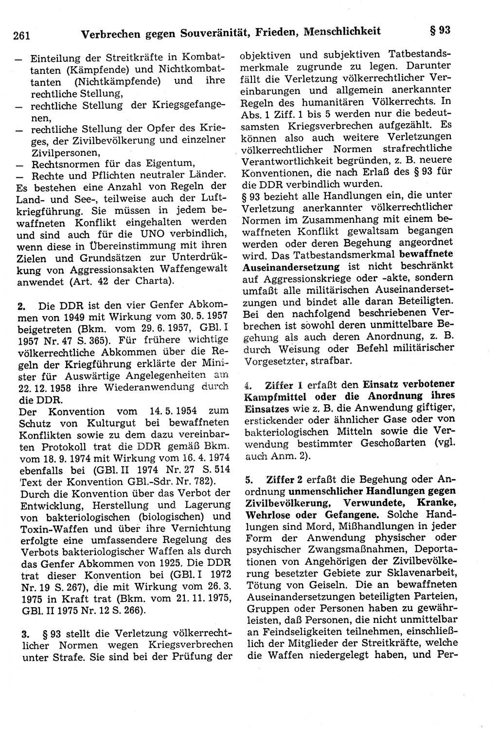 Strafrecht der Deutschen Demokratischen Republik (DDR), Kommentar zum Strafgesetzbuch (StGB) 1987, Seite 261 (Strafr. DDR Komm. StGB 1987, S. 261)