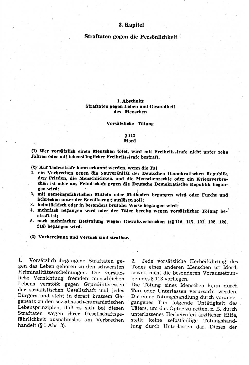 Strafrecht der Deutschen Demokratischen Republik (DDR), Kommentar zum Strafgesetzbuch (StGB) 1987, Seite 290 (Strafr. DDR Komm. StGB 1987, S. 290)