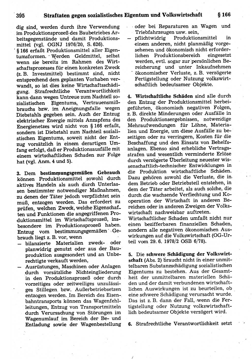 Strafrecht der Deutschen Demokratischen Republik (DDR), Kommentar zum Strafgesetzbuch (StGB) 1987, Seite 395 (Strafr. DDR Komm. StGB 1987, S. 395)