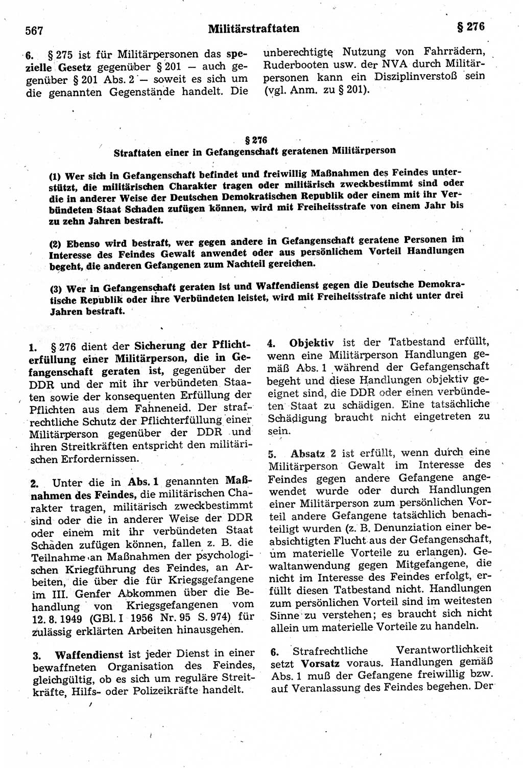 Strafrecht der Deutschen Demokratischen Republik (DDR), Kommentar zum Strafgesetzbuch (StGB) 1987, Seite 567 (Strafr. DDR Komm. StGB 1987, S. 567)