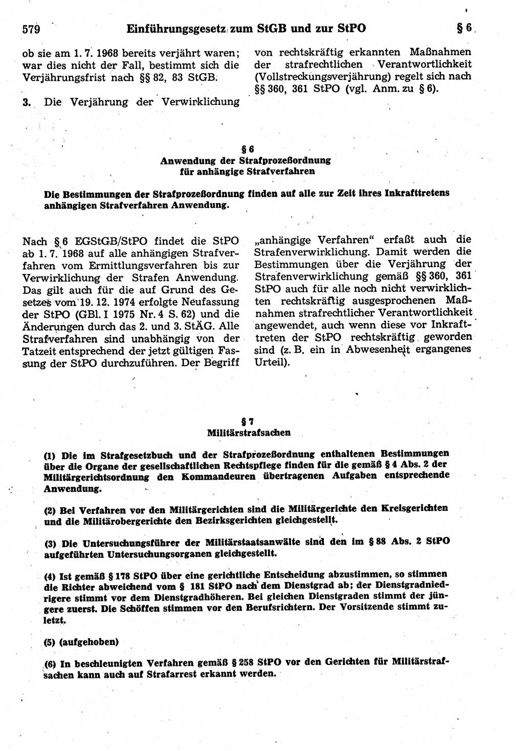 Strafrecht der Deutschen Demokratischen Republik (DDR), Kommentar zum Strafgesetzbuch (StGB) 1987, Seite 579 (Strafr. DDR Komm. StGB 1987, S. 579)