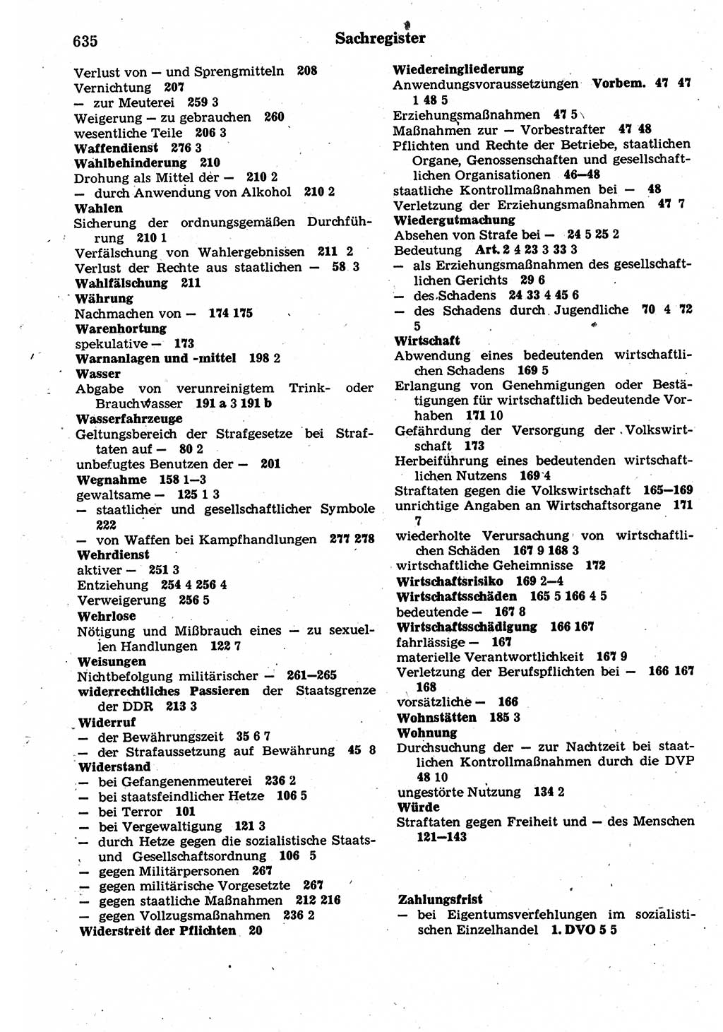 Strafrecht der Deutschen Demokratischen Republik (DDR), Kommentar zum Strafgesetzbuch (StGB) 1987, Seite 635 (Strafr. DDR Komm. StGB 1987, S. 635)