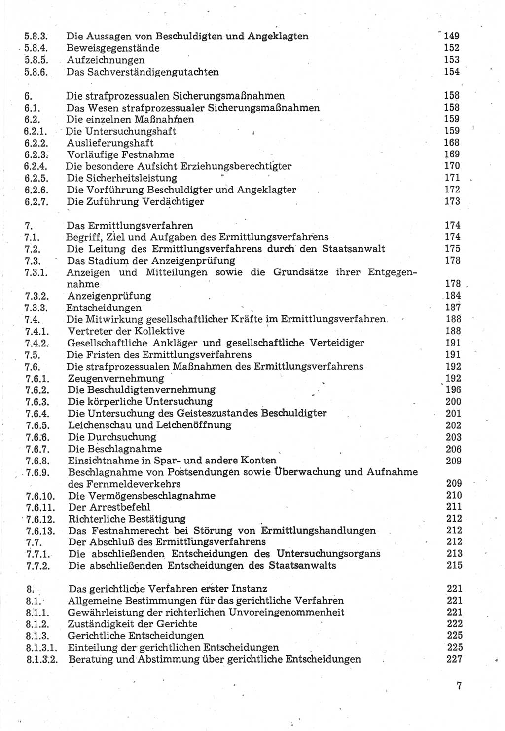 Strafverfahrensrecht [Deutsche Demokratische Republik (DDR)], Lehrbuch 1987, Seite 7 (Strafverf.-R. DDR Lb. 1987, S. 7)