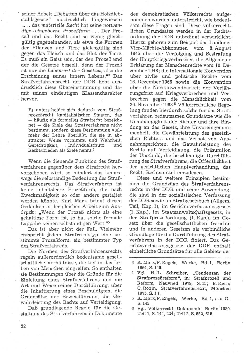 Strafverfahrensrecht [Deutsche Demokratische Republik (DDR)], Lehrbuch 1987, Seite 22 (Strafverf.-R. DDR Lb. 1987, S. 22)
