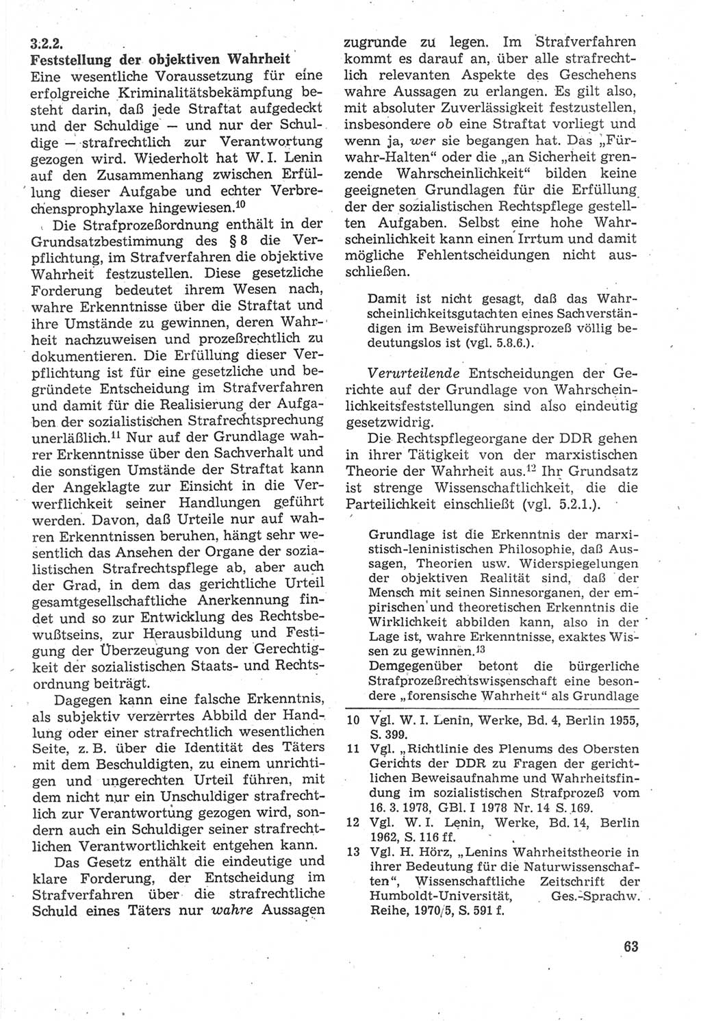 Strafverfahrensrecht [Deutsche Demokratische Republik (DDR)], Lehrbuch 1987, Seite 63 (Strafverf.-R. DDR Lb. 1987, S. 63)