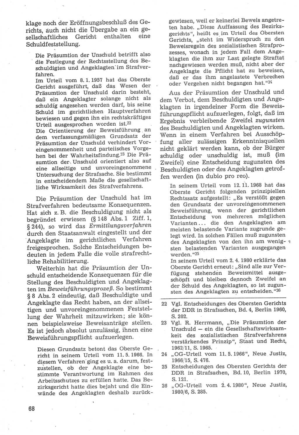Strafverfahrensrecht [Deutsche Demokratische Republik (DDR)], Lehrbuch 1987, Seite 68 (Strafverf.-R. DDR Lb. 1987, S. 68)