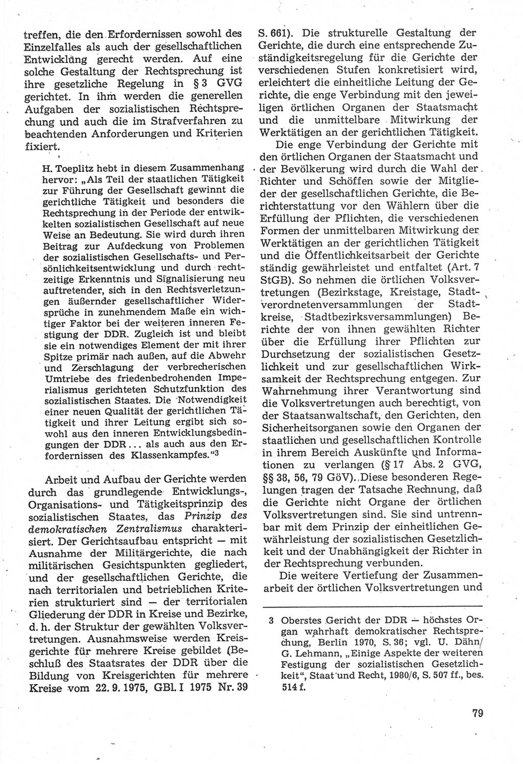 Strafverfahrensrecht [Deutsche Demokratische Republik (DDR)], Lehrbuch 1987, Seite 79 (Strafverf.-R. DDR Lb. 1987, S. 79)